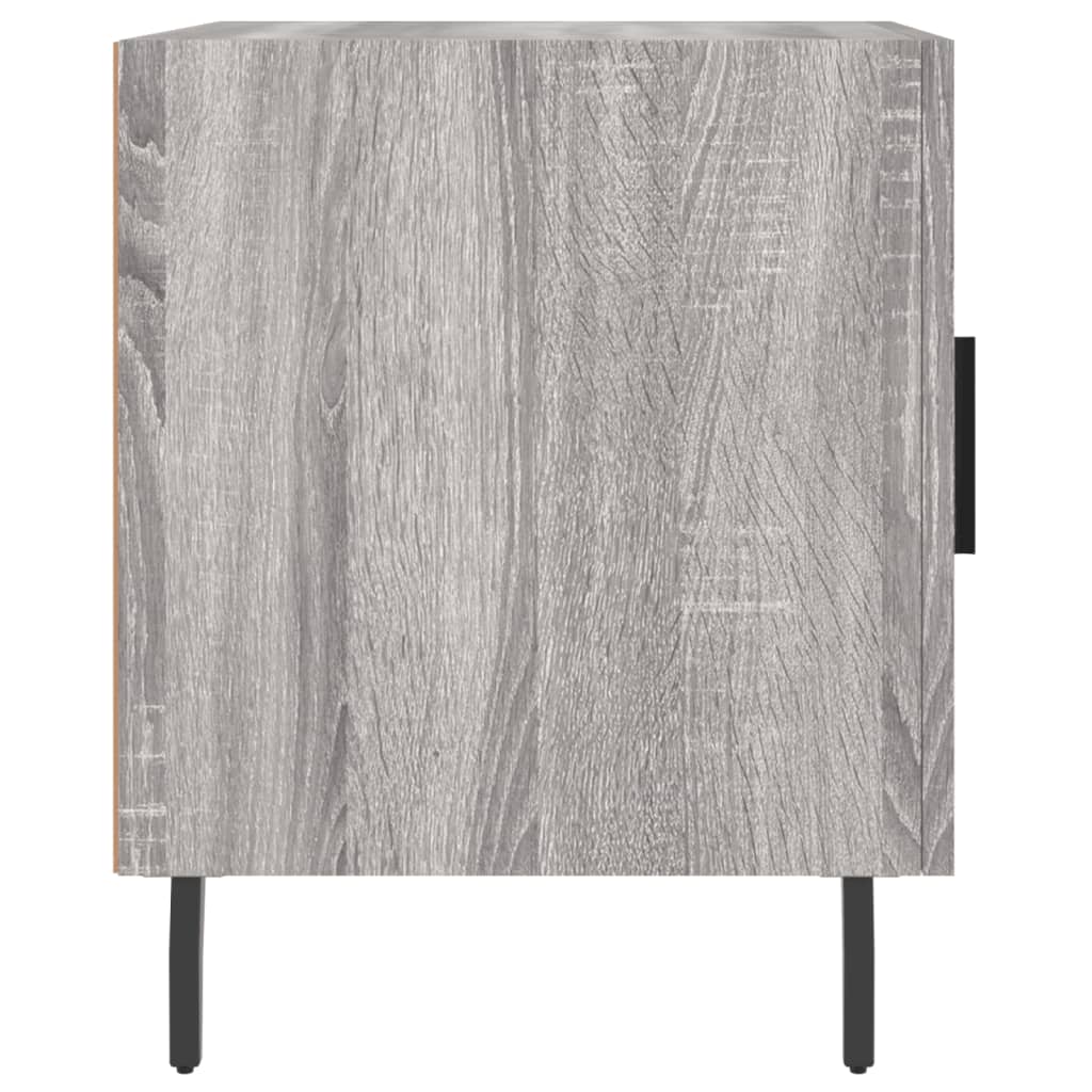 Nightstands 2 pcs Grey Sonoma 40 x 40 x 50 cm engineered wood