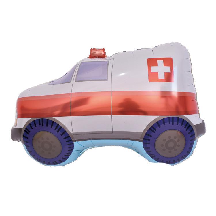 

Большие фольгированные шары для автомобиля скорой помощи, надувные шары, обычный воздушный гелий, подарочная игрушка, алюминиевая пленка, детский день