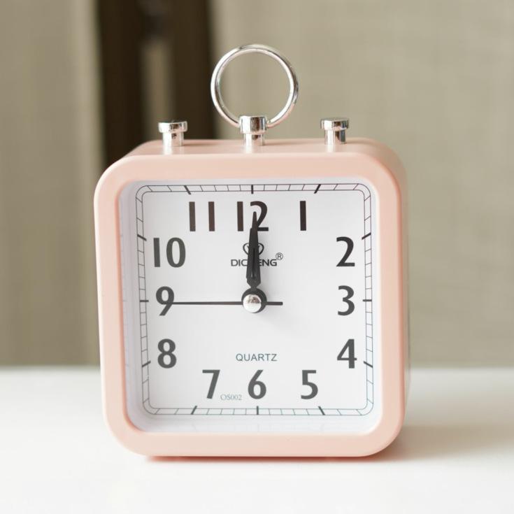 Creative Mute Cute Alarm Clock Student Simple Dormitory Desktop Bedside Bedroom Clock Children Alarm Clock