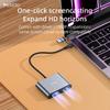 YESIDO HM15 Адаптер USB/Type-C на VGA+HD Адаптер для зеркалирования HDTV двух мониторов
