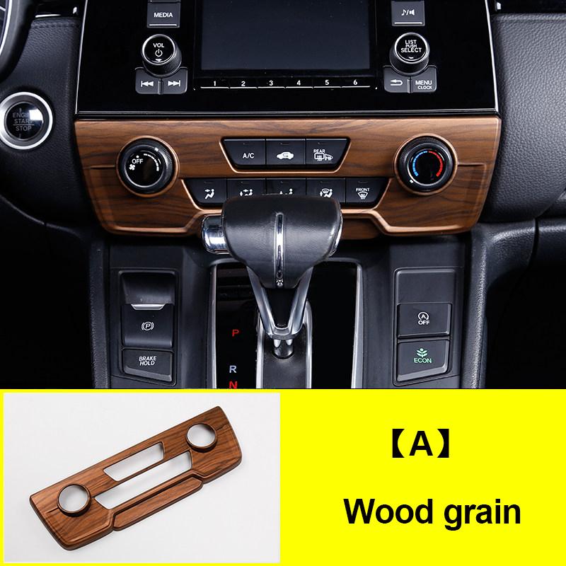 For Honda CRV CR-V 5th 2017 2018 2019 2020 2021 2022 ABS Car Air Conditioning Control Knob Panel Trim Cover Interior Accessories