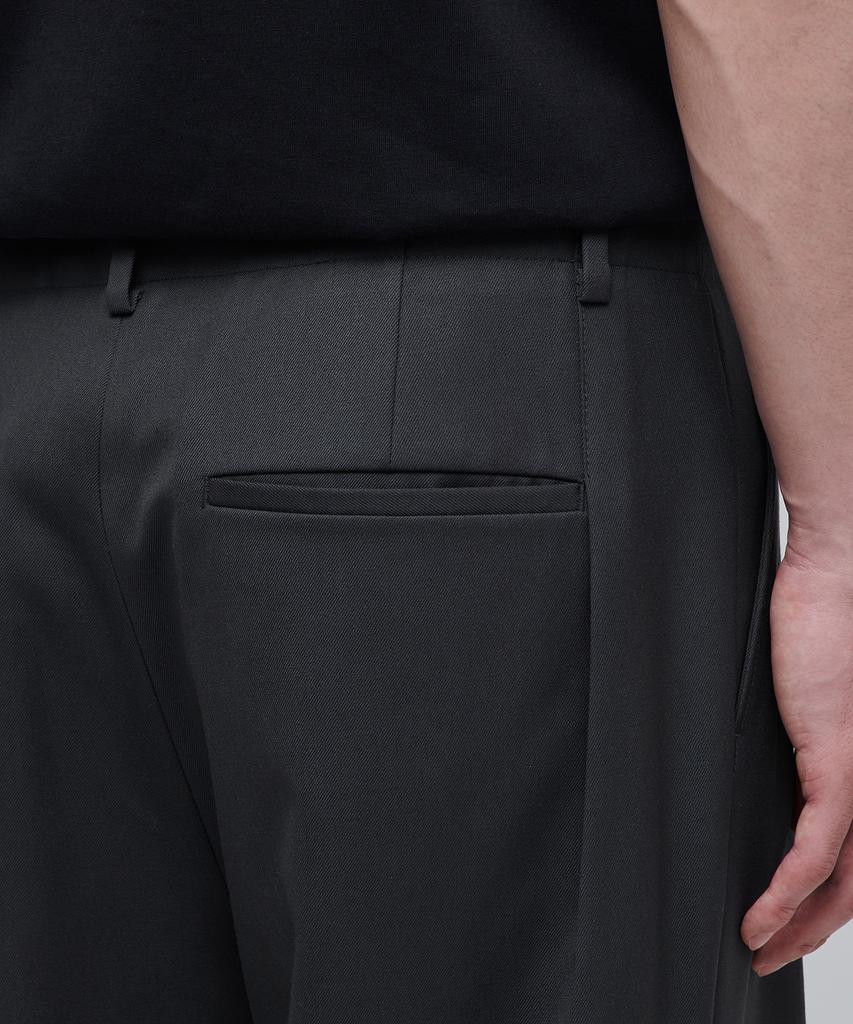 Musinsa Standard Wool Blend Reverse Tuck Wide Slacks [Gray]