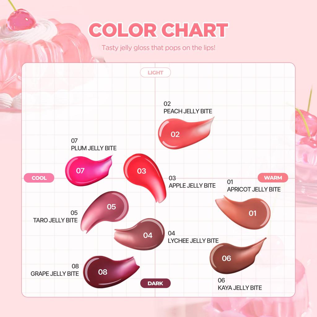 lilybyred Tengle Jelly Balm Korean Cosmetics GRAPE JELLY [Authentic Product] (8 types) (#08 BITE)