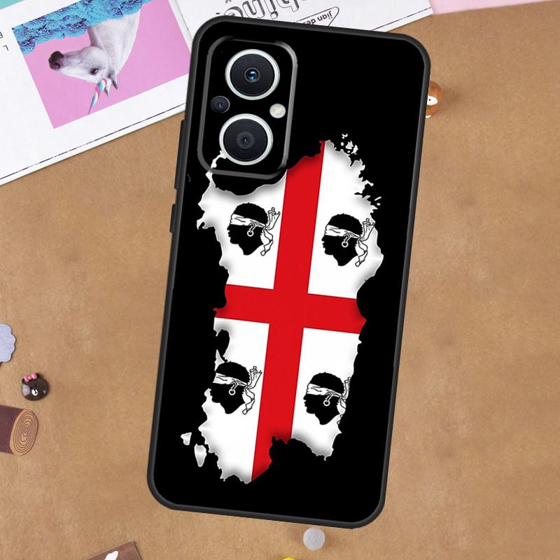

Flag of Sardinia For OPPO Reno 13F 11F 12F 14F 10 11 12 13 14 Pro 8T 7 8 Lite OPPO Find X9 X8 X6 X5 Pro Case OPPO Reno11 F