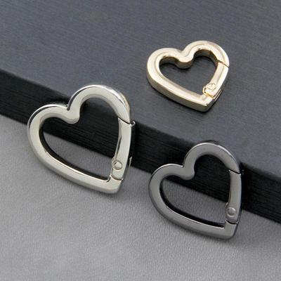 Heart-Shaped Zinc Alloy Buckle: Jewelry & Luggage Accessories