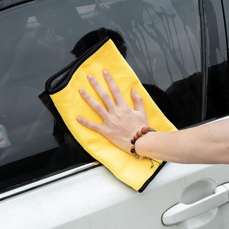 Car Wash Microfiber Towel Car Cleaning Drying Cloth Hemming Car Care Cloth Detailing Car Wash Towel