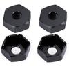 TRZX 4buc Adaptor Butuc Hexagonal Roată 12mm la 14mm Cuplaj Hexagonal RC Piese de Upgrade pentru Mașini RC 1/10 SCX10 TRX4 TRX6 Tamiya Traxxas Rossi