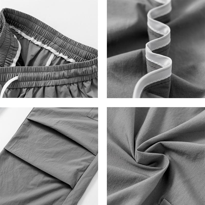 Hip Hop Street Overalls Mens Multi Pocket Loose Straight Leg American Cargo Pants Retro Fashion Streetwear Harajuku Couple Trousers