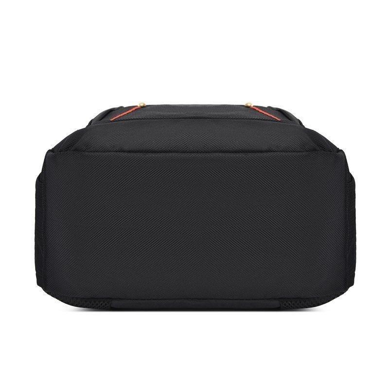 Unisex jednobarevný nepromokavý a prodyšný business fashion ležérní všestranný batoh na každý den