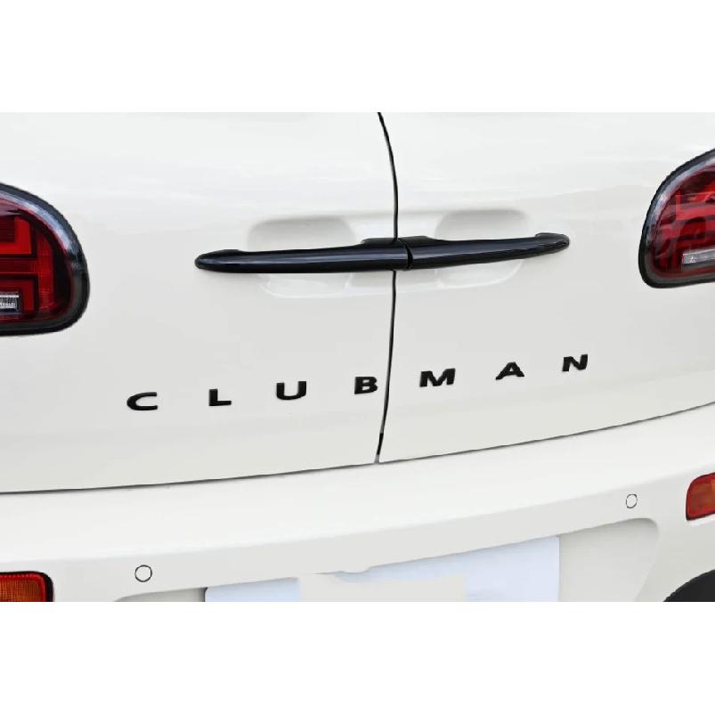 3d ABS Black Car Letters Clubman Logo Trunk Emblem Badge Decal For Cooper S F54 R55 R 55 JCW Clubman Sticker Accessories