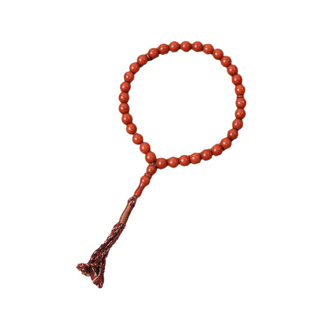 Muslim Rosary Imitation Coral Tasbih Bracelet with 33 Beads