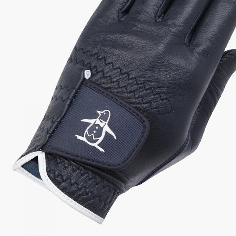 MunSingwear Men S One Point Leather gloveS Dark Navy Mq121mgl11