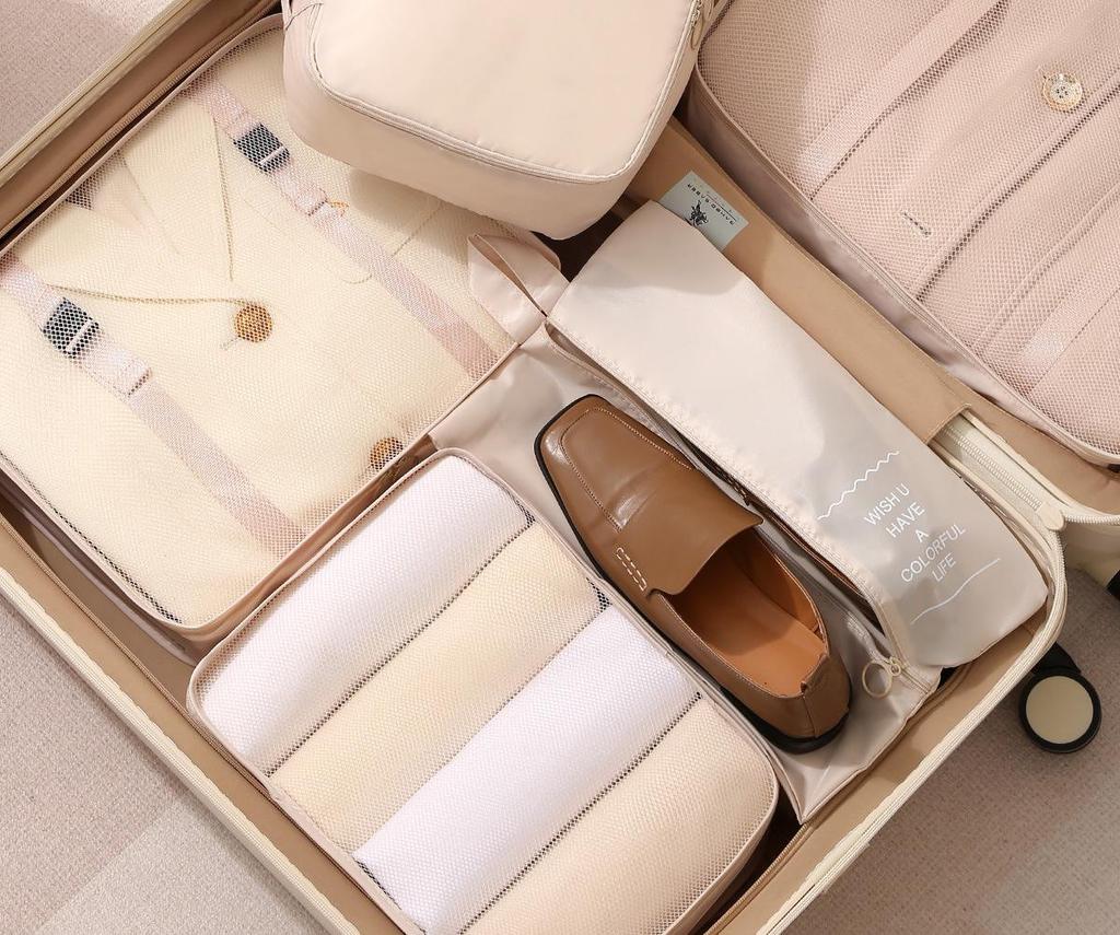 Travel Storage Set: Toiletries, Underwear, Socks, Shoes, and Clothes Organizer