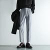 Men's Casual Slim-Fit Drape Nine-Point Suit Pants
