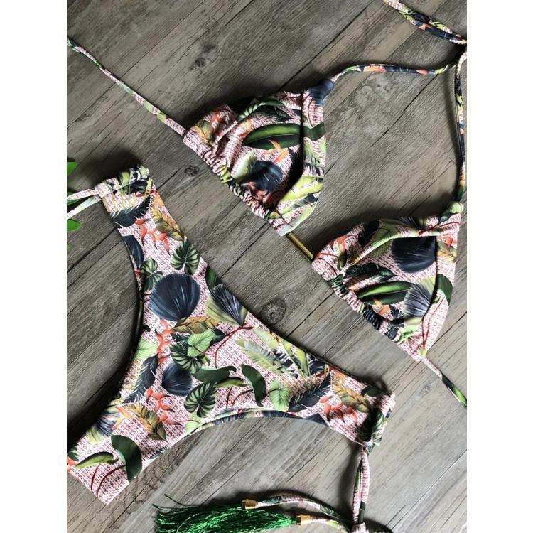 

Бикини женский купальник 2025 новый купальник женский сексуальный бикини комплект пуш-ап плавание для купального костюма женские купальники M