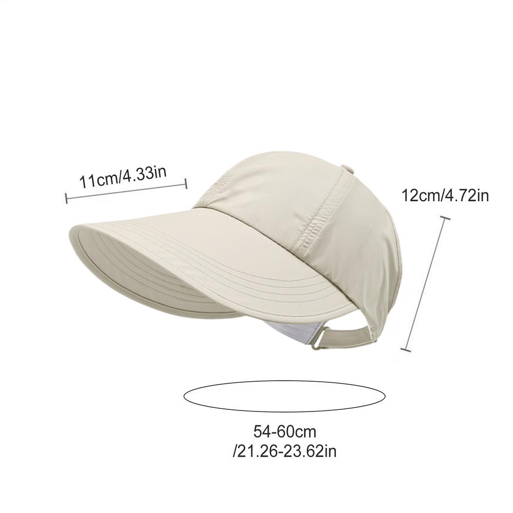 Breathable Sunhat With Wide Brim UV Protection Summer Beach Fisherman Hat Sunscreen Protection Cap Adjustable Outdoor Headwear
