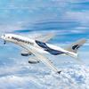 Diecast 1/400 Scale Malaysia Airlines Airbus A380 Alloy Material Simulation Passenger Aircraft Model Souvenir Ornament Toys