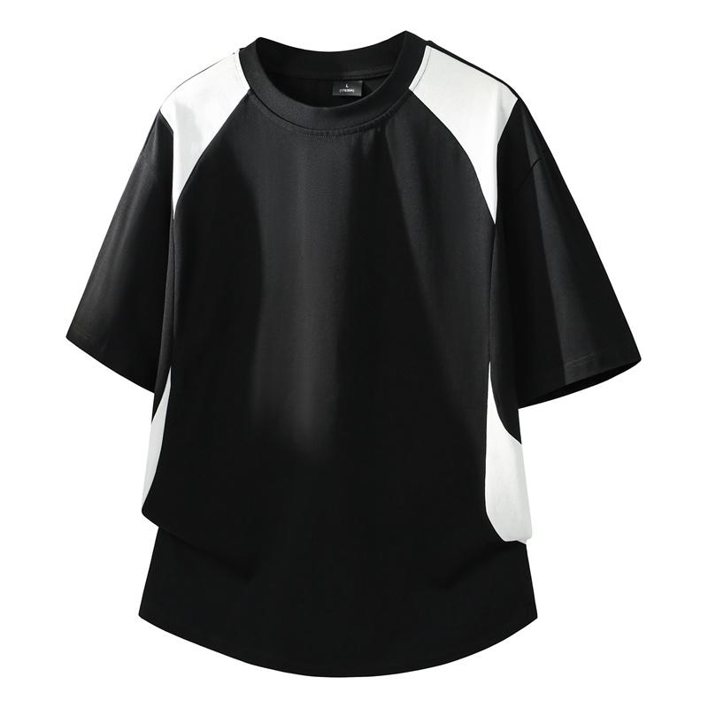 Summer Men's Loose Short Sleeved T-shirt Men's Casual Round Neck T-shirt