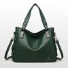 Elegant Vintage PU Leather Handbag for Women Large Capacity Shoulder Bag Top Handles & Detachable Shoulder Strap Simple Daily Bag Ladies Holiday Gifts
