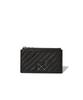 Off-White Quilted Card Wallet Long (Black)