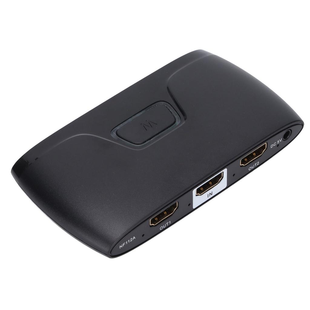 HD Multimedia Interface Splitter Adapter 4K 60Hz One In Two Out 1 Out 2  HD Multimedia