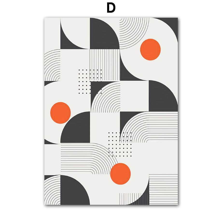 Bauhaus Lines Stripe Geometric Wall Art Posters Prints Nordic Abstract Canvas Painting Hotel Bar Pictures For Living Room Decor