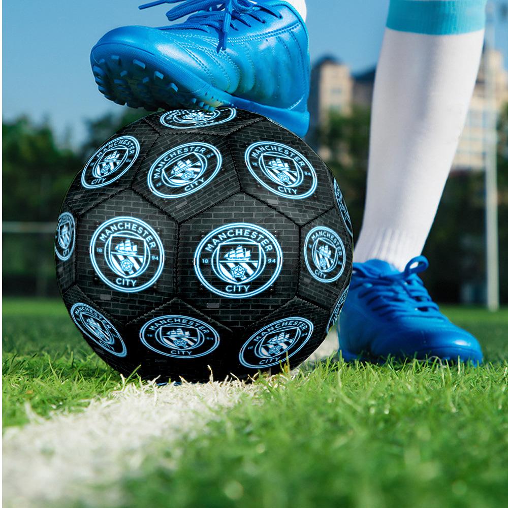 Manchester City Theme Size 5 Match Soccer Ball Professional Outdoor Football Soft Touch Training Ball