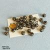 Retro 02 Gilded Beads: Transparent White Beading for DIY Jewelry & Accessories