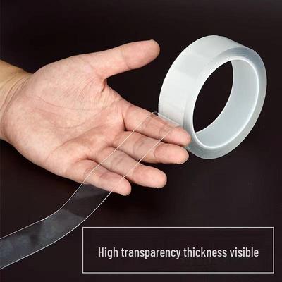 Transparenztes Wasserdichtes Schimmelresistentes Küchenband: Einseitiger Acryl-Dichtungsaufkleber, Öl- und schmutzabweisend für Spülen und Fugen.