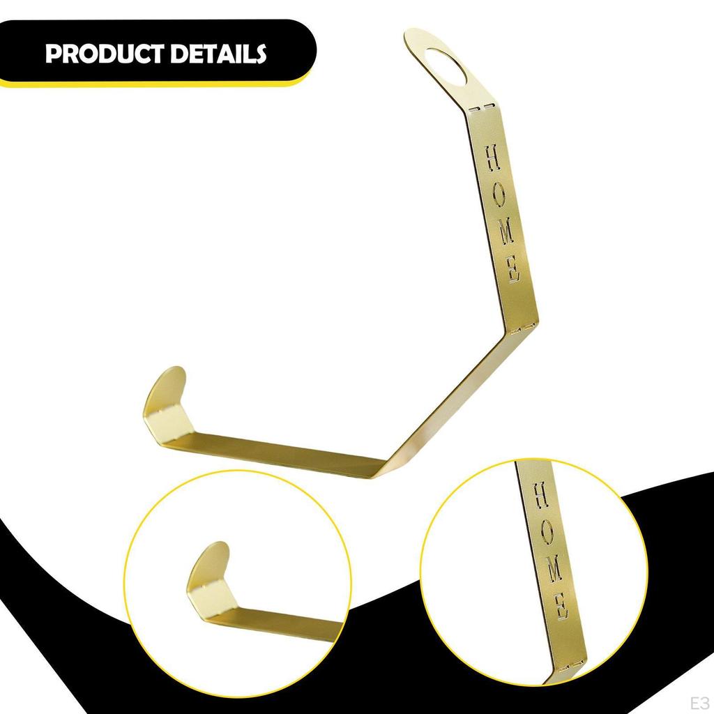 Single Tabletop Rack Holder Accessories Iron Storage Stand Display for Bar Basement Kitchen