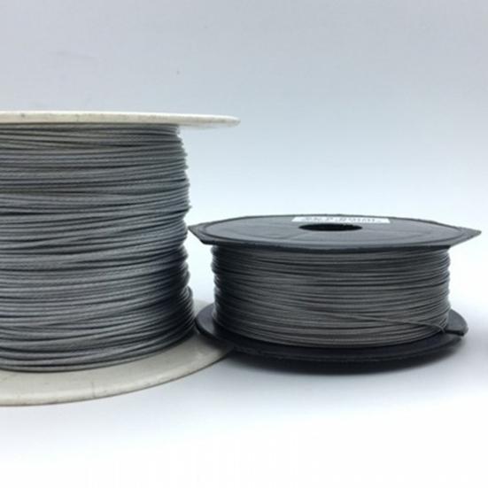 50m 7 Strands Fishing Steel Wire Lines Braided Leader Coating String Trace Rig