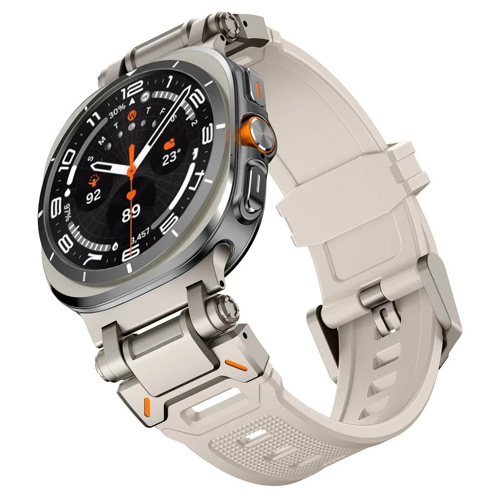 Rubber Strap for Samsung Galaxy 8 44mm 40mm 8 Classic 46mm Luxury Sports Band for Galaxy Ultra 2025 2024 Watchband Bracelet