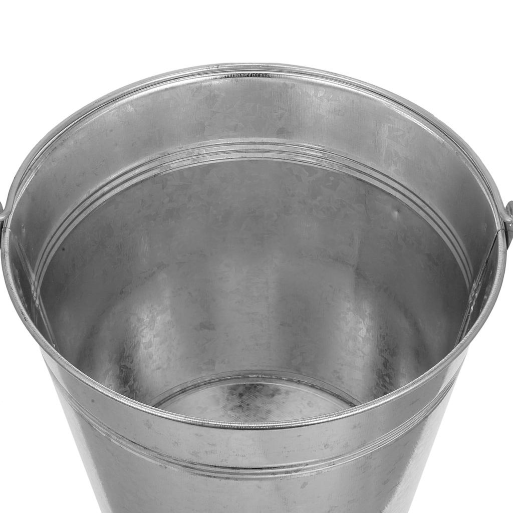 Sturdy Bottom Mini Iron Bucket With Handle Metal Pail Plant Containers Storage Vase Household Buckets Small Silver Flower Tin