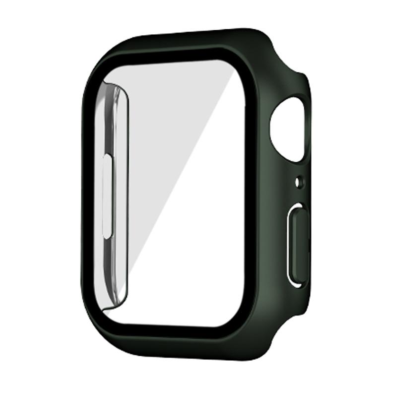 Glas+Abdeckung Für Apple Watch 9 Hülle 45mm 41mm 44mm 40mm 42mm 38mm Zubehör Beschichteter Displayschutz iWatch Serie 6 5 3 se 7 8