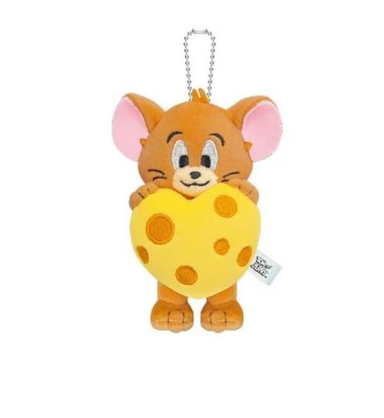 Tom and Jerry Mascot Keychain Cheese Shape Jerry