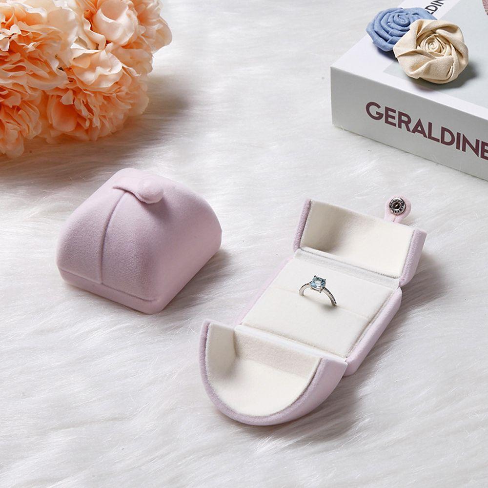 Rings Earrings Storage Box Bracelet Holder Case Double Open Jewelry Box Velvet Jewelry Box Gift Box