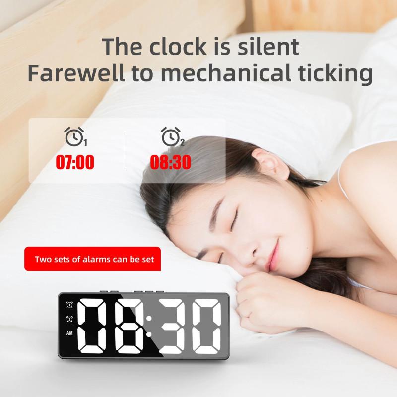 Modern Minimalist Digital Led Desk Clock For Students And Home Office