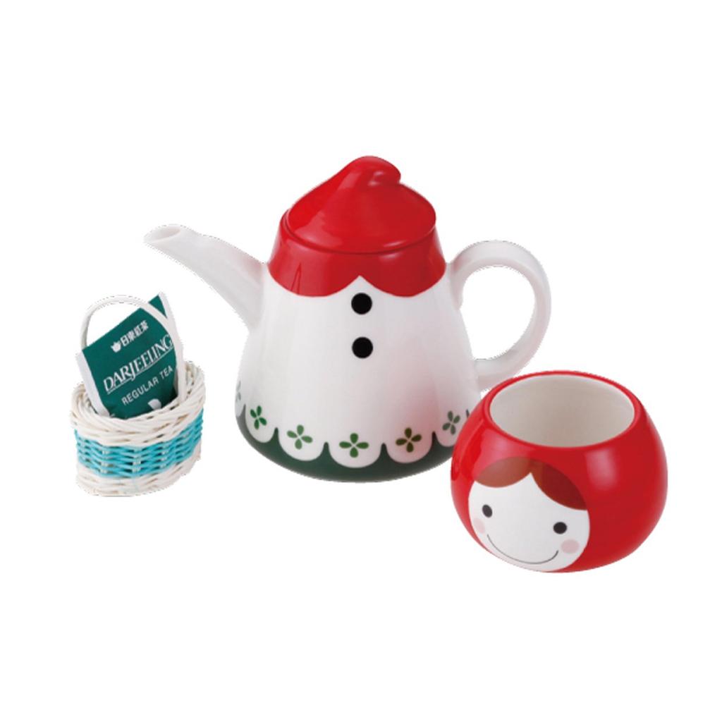 Sun Art Cute Tableware Red Riding Teapot Cup Tea SAN1765 "Little Hood" & (Single Set)