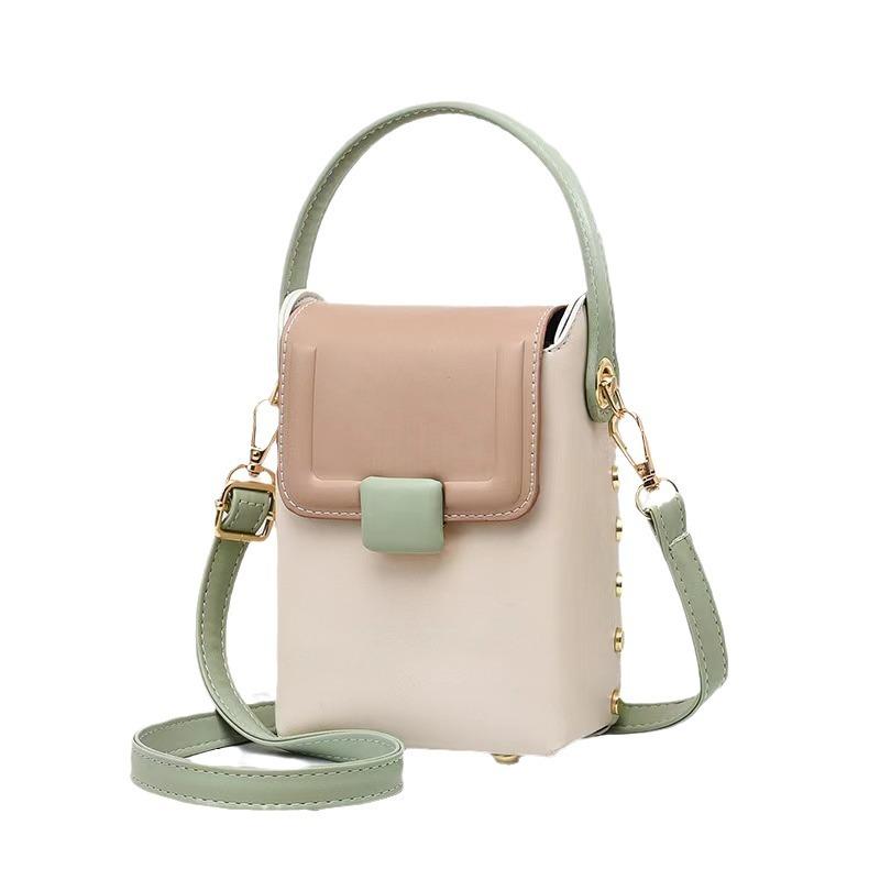 Small bag minibag printed Korean shoulder bag handbag live messenger bag mobile phone bag retro trend