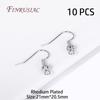 18K Gold Plated Earring Settings Jewelry Findings,Earring Hoops Ear wire/Earring Stopper Nuts/DIY Earring Making Supplies