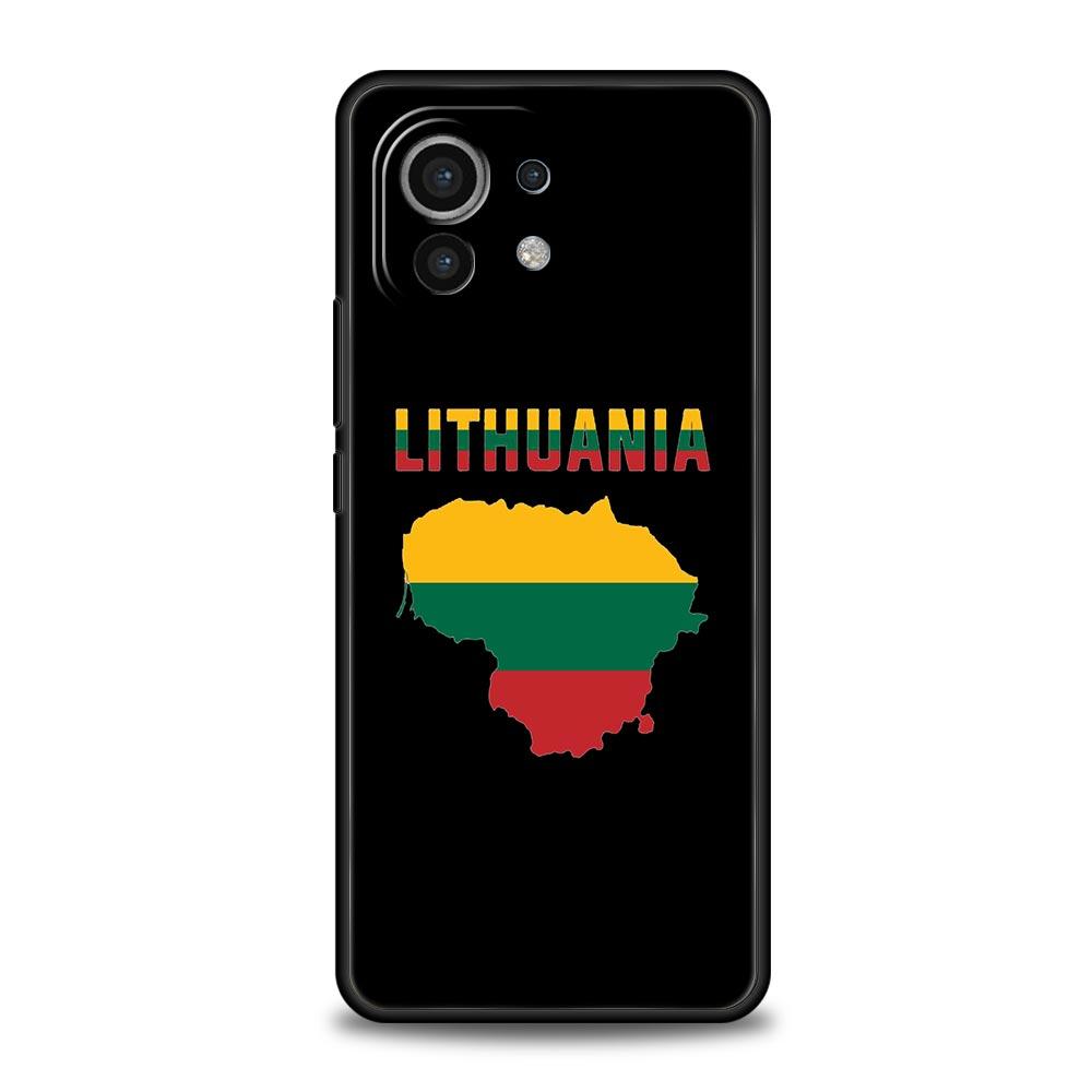 Flag of Lithuania Flag Phone Case For Xiaomi 14 13T 12T Pro 12 13 11 Ultra Mi Note 10 Lite 10T 5G 11X Pro 11T 11i 9T Soft Cover