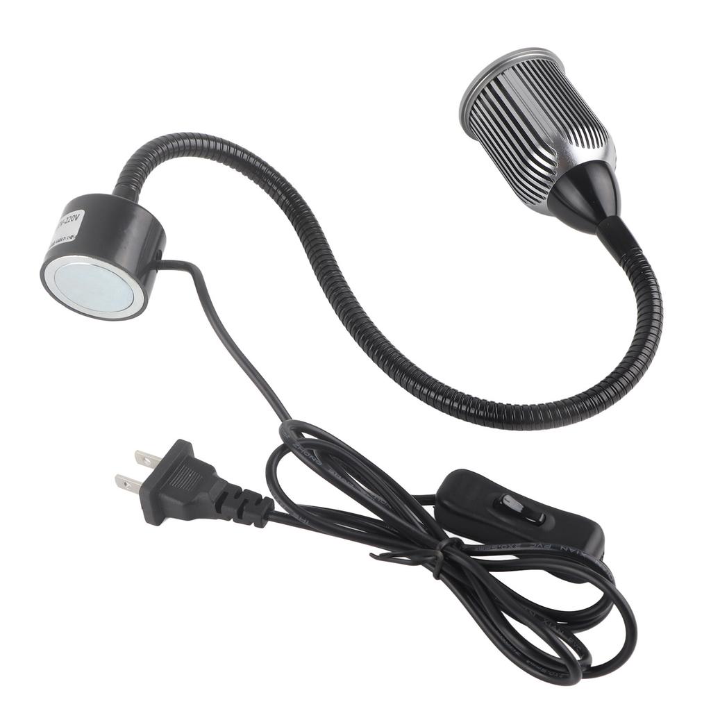 LED Work Light 10W LED Adjustable Neck Maintenance Light with Magnetic Base for Sewing MachineUS