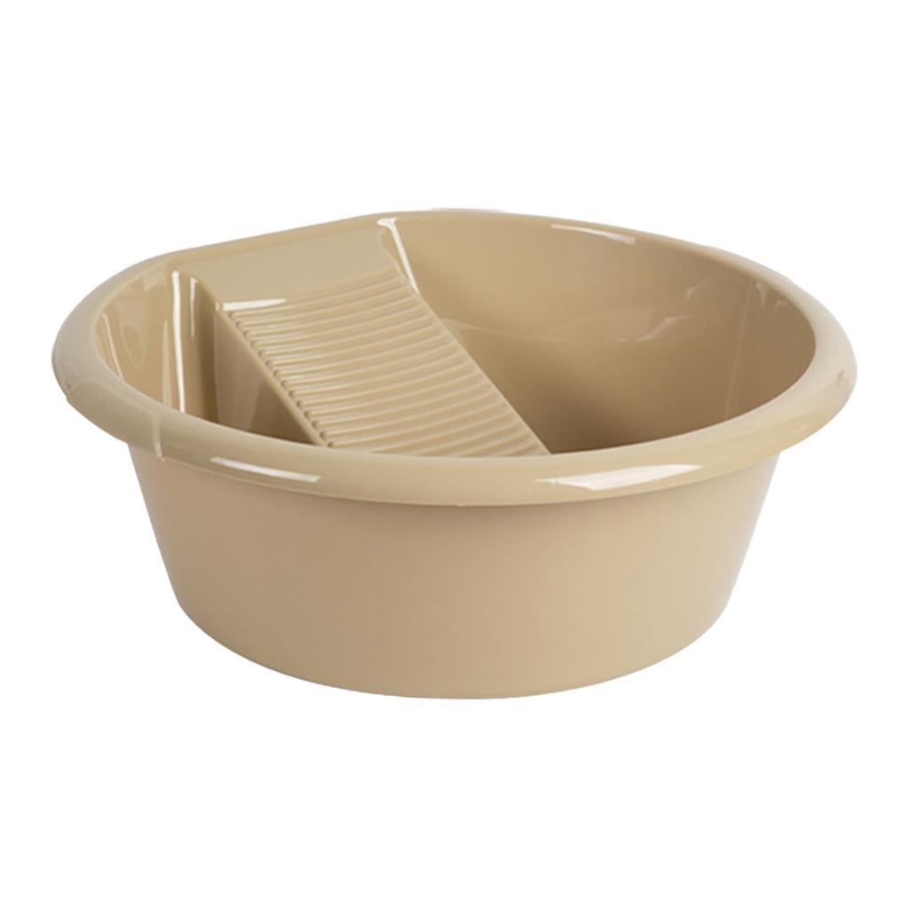 Compact Wash Bowl with Groove. Practical for on The Go Or Small Living .