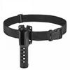 Portable Fishing Gear Adjustable Fishing Rod Holder Belt Clip with Lock Detachable Waist Strap Rack Rod Holder Outdoor Fishing