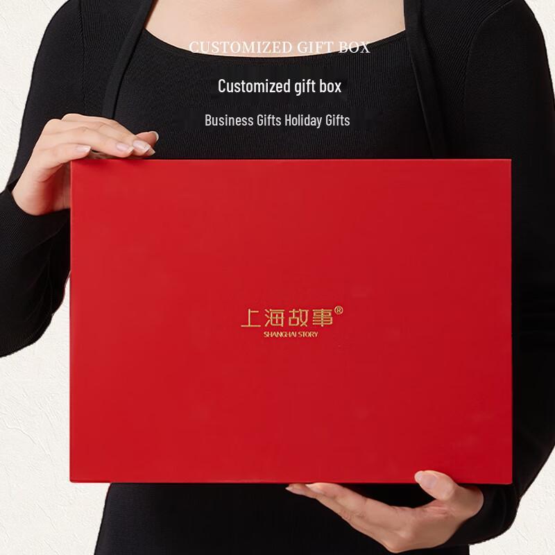 Shanghai Story Women's 100% Wool Embroidered Floral Shawl Scarf