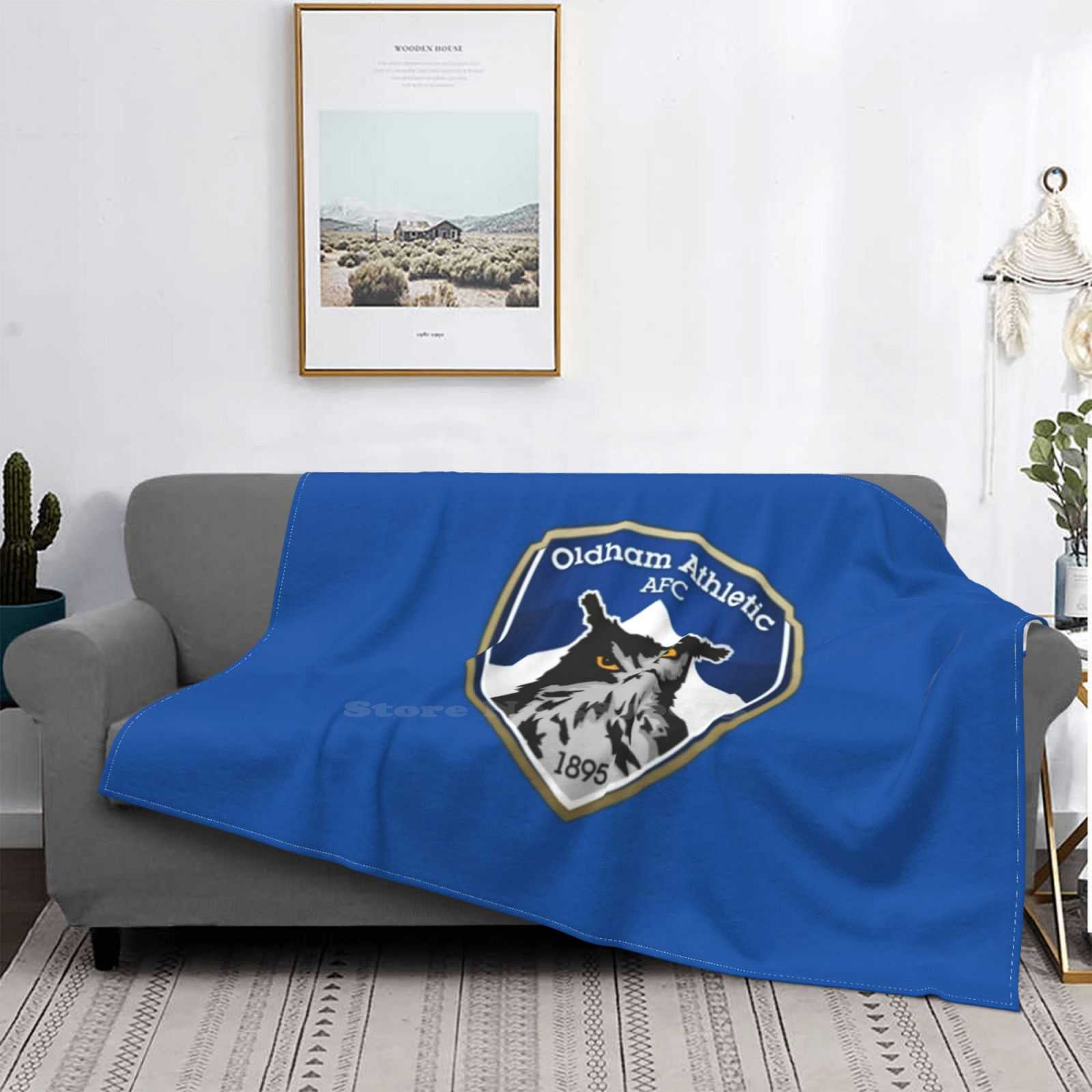 Oldham Athletic Low Price New Print Novelty Fashion Soft Warm Blanket Oldham Athletic Size: 75*100cm, Weight: 230 GSM