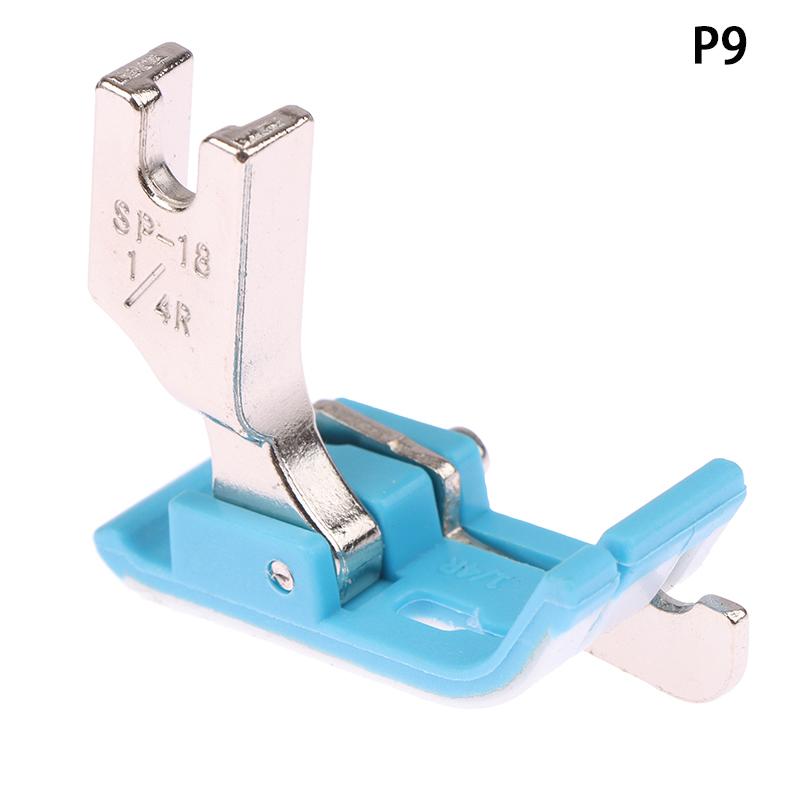 1 PZ Piedino premistoffa per bordo in plastica SP-18 piedino premistoffa per linea incorporata macchina piana piedino premistoffa per bordo tendine di manzo in plastica accessori per cucito