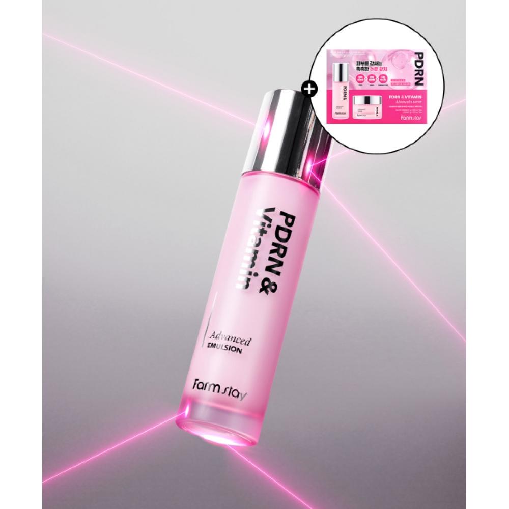Farmstay Pdr N   vitamiN advaNced emulsioN 100ml  + Sample Kit Free Emulsion 100ml x 1