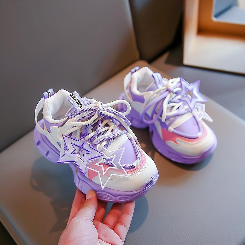 Girls Shoes Fall Children's Sports Net Shoes Big Kids Running Shoes Girls Daddy Shoes Fall Shoes