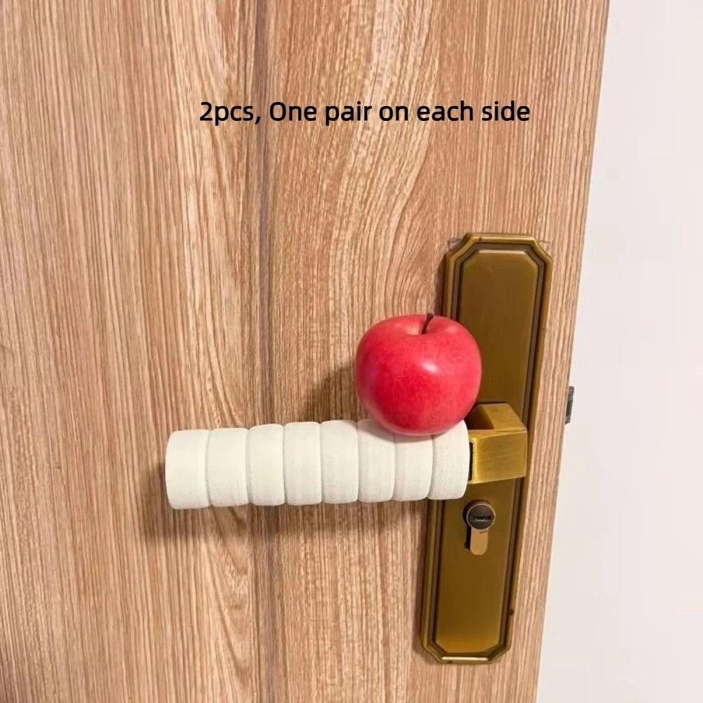 Anti-Collision Xmas Doorknob Cover Santa Claus Door Handle Protective Bathroom Door